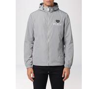 PHILIPP PLEIN Technical Fabric Hooded Windbreaker Jacket with Logo Print - Size: 3XL - male