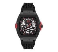 Philipp Plein The $KELETON 2.0 Men's Automatic Watch, black/red