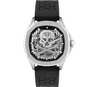 Philipp Plein The $keleton $pectre PWRAA0123 Men's Watch - 42mm Silver Dial Silicone