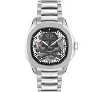 Philipp Plein The $keleton $pectre PWRAA0223 Men's Watch - 42mm Silver Dial Stainless Steel