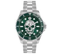 Philipp Plein , Bold & Stylish THE $Kull Diver Watch ,Gray male, Sizes: ONE SIZE