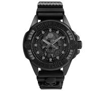 Philipp Plein The $Kull Genderless Unisex Watch Analogue Quartz, Black/Black-Pwnaa0322, Strap.