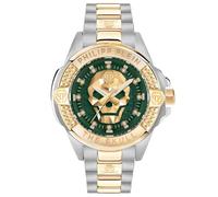 Philipp Plein The $Kull Genderless Unisex Watch Analogue Quartz, Two-Tone/White - Pwnaa0622, Bracelet
