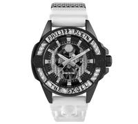 Philipp Plein The $Kull Men's Analogue Quartz Watch Carbon Fibre, Black/White - Pwaaa1822, Racing (Sports, Racing Inspired)
