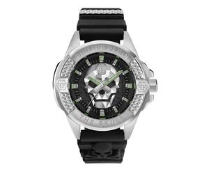 Philipp Plein The $kull PWAAA0121 Men's Watch - 44mm Black Dial Silicone
