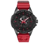 Philipp Plein The $Kull Silicone Unisex Analog Quartz Watch