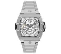 Philipp Plein The Skeleton 44mm 5atm Automatic/analogical Watch Silver Men