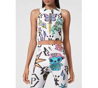 PHILIPP PLEIN Top Woman color White - Size: M - female