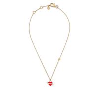 Philipp Plein Valentine pendant necklace - Yellow One Size