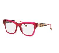 Philipp Plein Woman Philipp Plein VPP125S PLEIN QUEEN 0AGN Optical frames Acetate Red Squared