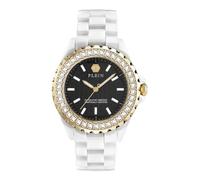 Philipp Plein Women Analogue Quartz Watch with Ceramic Strap PWPPA0224