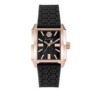 Philipp Plein Women's Analogue Quarz Watch with Silicone Strap PWMAA0222