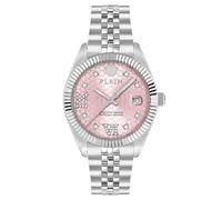 Philipp Plein Women's Watch Analogue Quartz Date Superlative Stainless Steel, Silver/Pink- Pwyfa0125