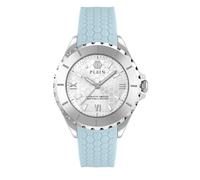 Philipp Plein Women's Analogue Quartz Watch with Silicone Strap PWPOA0124