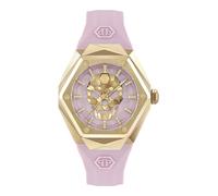Philipp Plein Women's Analogue Quarz Watch with Silicone Strap PWADA0124