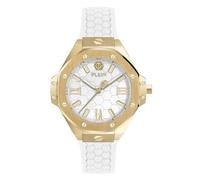 Philipp Plein Women's Analogue Quarz Watch with Silicone Strap PWBDA0224