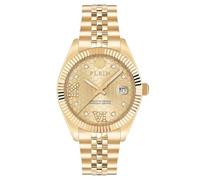 Philipp Plein Women's Watch Date Superlative PWYFA0425 Quartz Stainless Steel Strap 34mm 5ATM