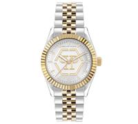 Philipp Plein , Date Superlative Silver/Gold Watch ,Yellow female, Sizes: ONE SIZE