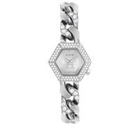 Philipp Plein Women's Watch Analogue Quartz The Hexagon Groummette, Silver/Silver - Pwwba0123