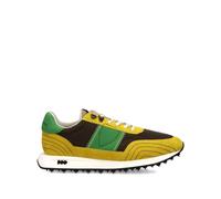 Philippe Model Paris suede-panel mesh sneakers - Yellow 39-40-41-42-43-44-45-46-47
