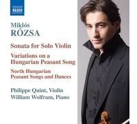 Quint:Wolfram - ROZSA, Miklos: Music for Violin and Piano