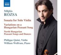Quint:Wolfram - ROZSA, Miklos: Music for Violin and Piano