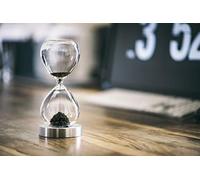 Philippi Hourglass, Silver/Transparent, 16 cm