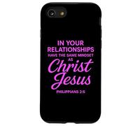 Philippians 2:5 Relationship Jesus Scripture Friendship God Case for iPhone SE (2020) / 7/8