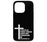 Philippians 4:13 4 13 God Jesus Christian Christ All Things Case for iPhone 13 Pro