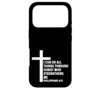 Philippians 4:13 4 13 God Jesus Christian Christ All Things Case for iPhone 17 Pro