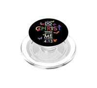 Philippians 4:13 Christian Butterfly Faith Scripture PopSockets PopGrip for MagSafe