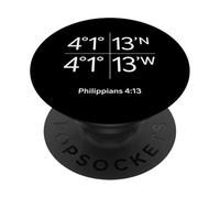Philippians 4:13 Christian Strength Coordinates PopSockets Adhesive PopGrip