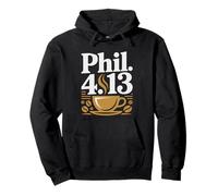 Philippians 4 13 Coffee Cup Christian Scripture Bible Verse Pullover Hoodie
