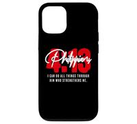 Philippians 4 13 I can do all things through God Catholic Case for iPhone 12/12 Pro