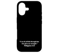 Philippians 4:13 NIV | Christian Faith Bible Scripture Verse Case for iPhone 17