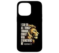 Philippians 4:13 Religious Lion Strengthens Christian Case for iPhone 14 Pro Max