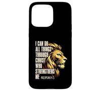 Philippians 4:13 Religious Lion Strengthens Christian Case for iPhone 15 Pro Max
