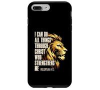 Philippians 4:13 Religious Lion Strengthens Christian Case for iPhone 7 Plus/8 Plus