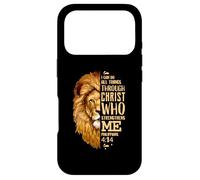 Philippians 4:13 Shirt Christian Shirts for Men Lion Judah Case for iPhone 17 Pro
