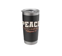 Philippians 4:7 Christian Bible Peace Beyond Understanding Stainless Steel Insulated Tumbler