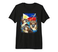 Philippine Eagles Philippines Pride Flag Premium T-Shirt