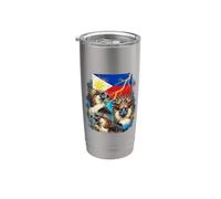 Philippine Eagles Philippines Pride Flag Stainless Steel Insulated Tumbler