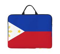 Philippine flag 14 Inch Laptop Sleeve with Handle - Shockproof Water Resistant Protective Cover for 14" Computers, Office & Travel