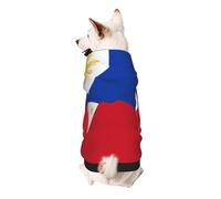Philippine Flag Dog Hoodie - Soft & Breathable Pet Clothes for Small to Large Dogs, Stylish and Comfortable Dog Clothes