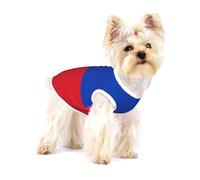 Philippine flag Full Print Cotton Pet Vest L Dog Cat Clothes Soft Elastic Breathable Pullover Pet
