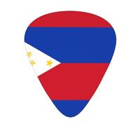 Philippine Flag Guitar Plectrums 12 Pieces For Ukulele Bass Instrument Accessories