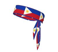 Philippine Flag Headbands,Sports Head Tie,Headband for Men and Women,Hair Band for Running, Workout, Football