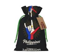 Philippine Gesture Drawstring Gift Bags Small Item Treats Wrapping Storage Bags Christmas Birthday Party Holiday