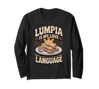 Philippine Lumpia is My Love Language Pinoy Food Spring Roll Long Sleeve T-Shirt