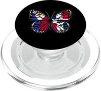 Philippines and Dominican Butterfly Half Filipina Dominicana PopSockets PopGrip for MagSafe